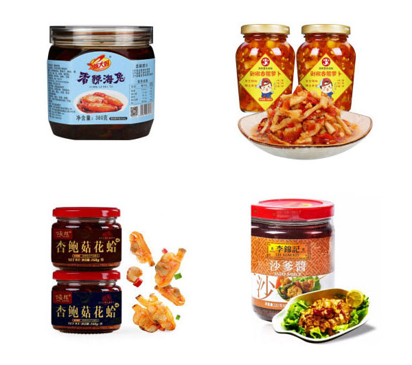 全自動剁椒醬灌裝機-智能新型剁椒醬灌裝機生產(chǎn)流水線