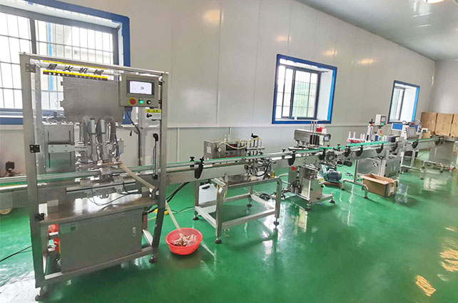 雙頭辣椒醬灌裝生產線-雙頭辣椒醬自動灌裝機