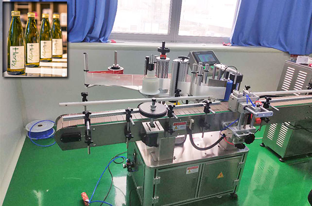 瓶裝全自動貼標機械設備應用案例
