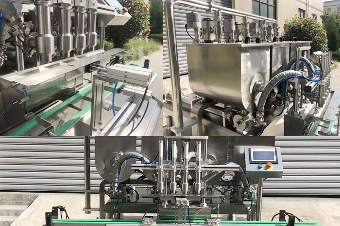 全自動(dòng)辣椒醬灌裝機(jī)-4頭調(diào)味醬料灌裝設(shè)備