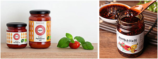 辣椒醬真空旋蓋機(jī)樣品展示